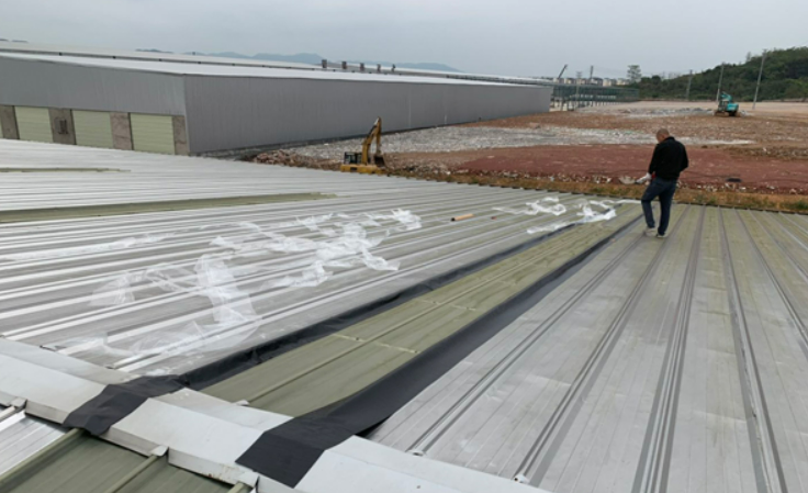 华安厂房屋面防水维修案例